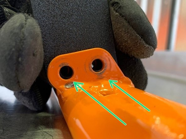 Orient the Brace to the FSTB as shown