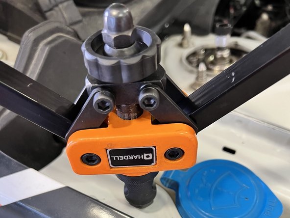 Use Riv Nut tool to install M5 riv nut