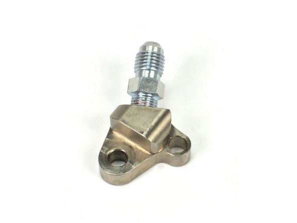 Locate the provided oil feed block fitting