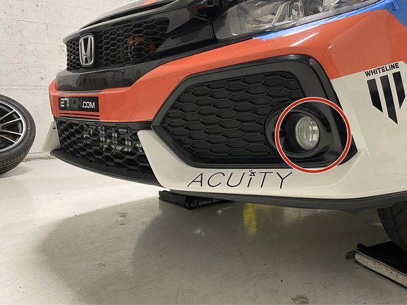 The bumper will now only be held on by the fog light wiring