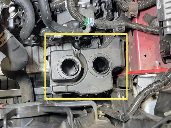 This does not come apart easily the first time and may feel like you're breaking the airbox. This can be a PITA and you can get hurt when it breaks loose. Use Caution