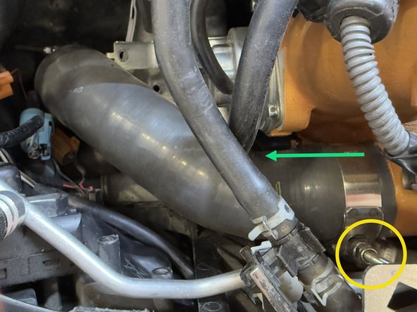 Removal of the Cold Side Boost Tube from the Turbo Inlet Pipe will free up space for Bypass Valve removal &amp; reinstallation. Installation can be completed without removing this Boost Tube, but space will be tight