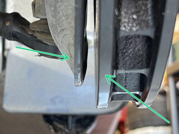 Right side rotor shown in image above. For US model cars this is the passenger side. Driver side similar