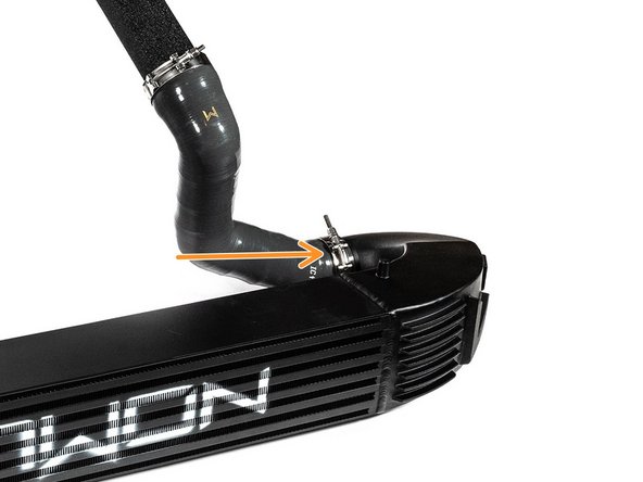 Now loosen both top brackets just attached that secure FMIC