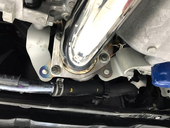 Install the provide "house" gasket between the flanges