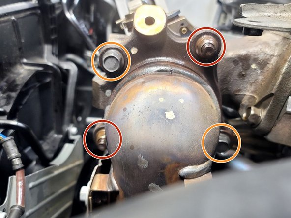 Prior to attempting removal of the downpipe, liberally apply penetrating lubricant (PB Blaster, Deep Creep, etc.) on the downpipe nuts &amp; bolts