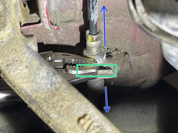 Separate both sides of the brake line from each other