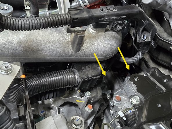 With both clamps loose, pull the cold pipe towards the drivers side of the vehicle and out of the throttle body silicone