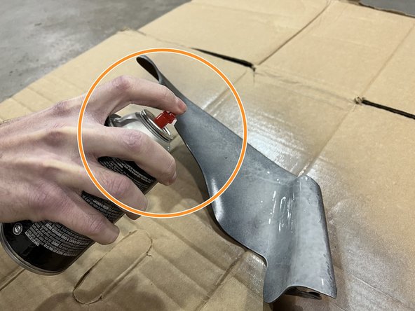 Lightly scuff the Gel Coat surface. A Scotch Brite pad works well for this. 400 grit sand paper works too