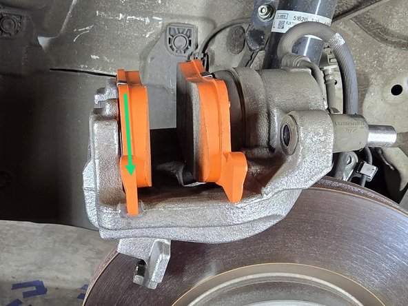 This step can be skipped if you already compressed the caliper or your OE pads were brand new