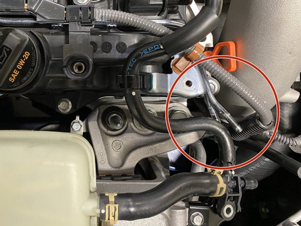 Locate the two (2) metal BPV pipes near the TIP as shown