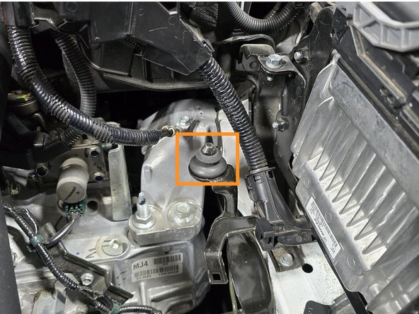 Install previously removed bushing as shown