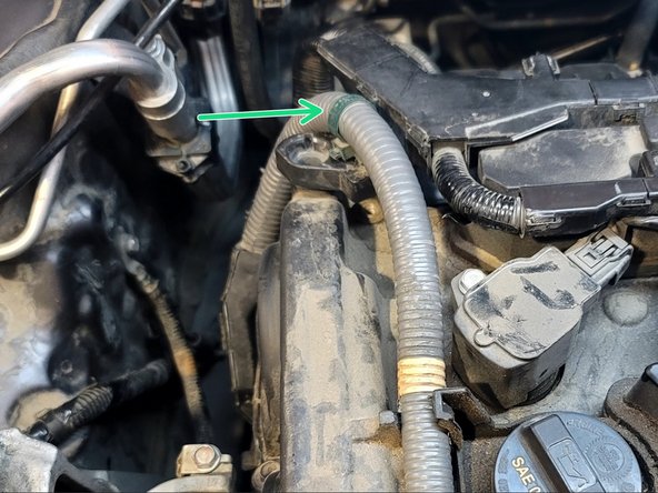 Remove engine cover from car