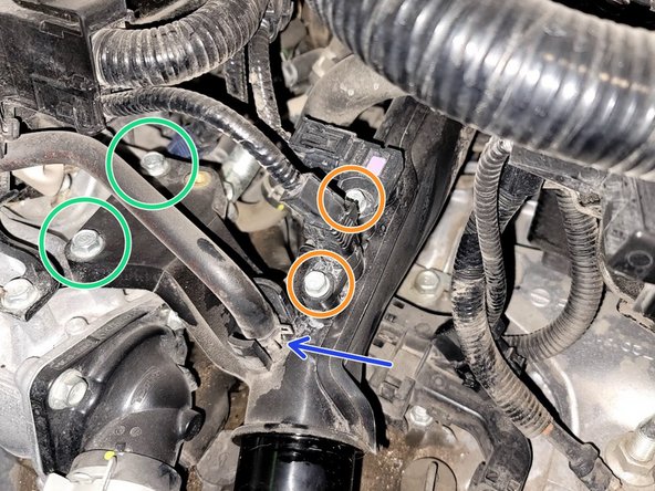 Disconnect both sensors from OE Cold Pipe using 8mm socket and ratchet