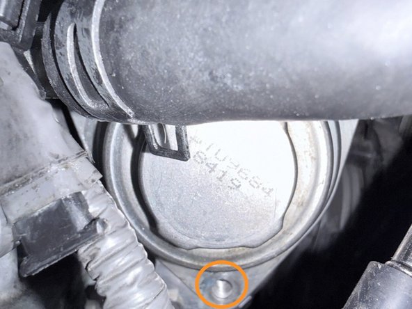 Note the orientation of the BPV nipple. The 27WON BPV will need the nipple facing the same way once installed