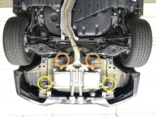 Forward single rod rubber hangers