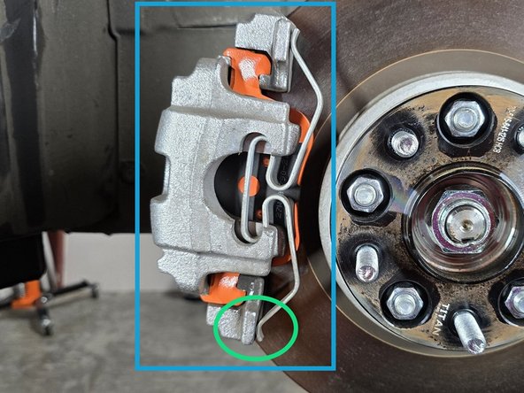 This will need to be held in place until both ends of the clip are pressed into place to ensure the clip does not pop out!