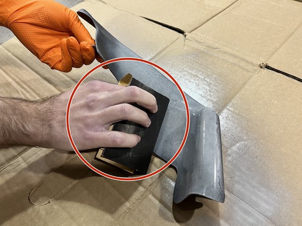 Apply first coat of finishing paint