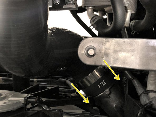 Position the boost tube in the OEM location