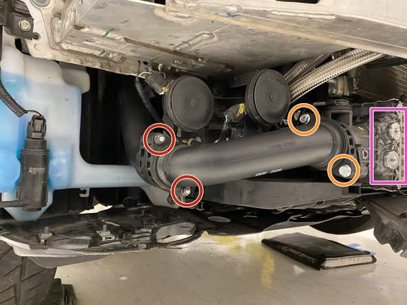 NOTE: the aluminum ports in the intercooler were added by 27WON for intercooler testing &amp; validation.  This will NOT be present on your vehicle