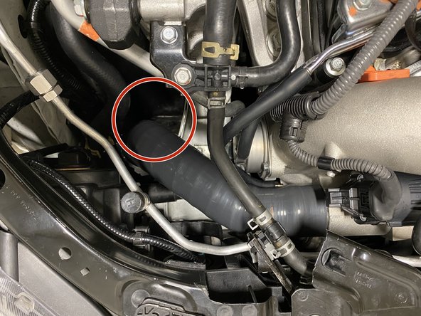 The reason for this is to make the installation of the T-Bolt clamp at this location much easier by aligning and tighten outside of the car instead in a difficult location in the car
