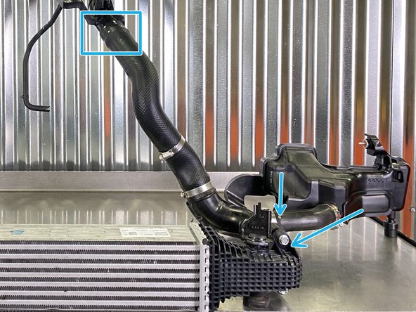 FMIC is shown in the first image off the car to aid understanding