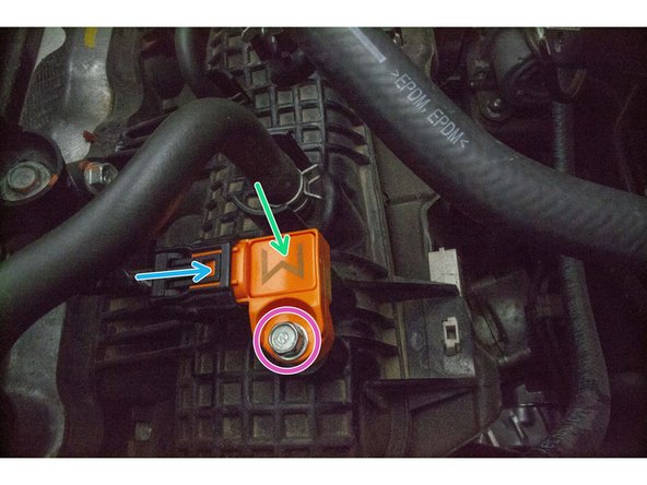 Insert the MAP Sensor into the intake manifold until it is fully seated