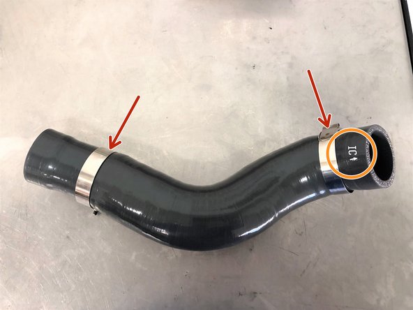 Locate the 27WON cold side boost tube