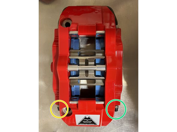 Clean all brakeline connections at chassis and caliper with brake clean spray and clean rag