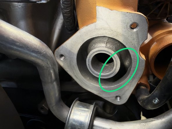 Note the location of the Bypass Valve openings on the face of the Turbo Inlet. These must align with the 27WON BPV during installation