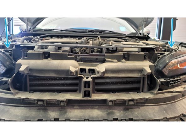 Use caution not to scratch paint on bumper