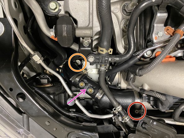 NOTE: the metal pipe section with brass plugs was added by 27WON for intercooler testing &amp; validation.  This will NOT be present on your vehicle