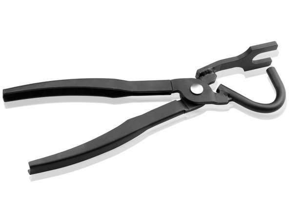 Using your Tongue &amp; Groove Pliers,  pry the rubber bushing from the metal hanger