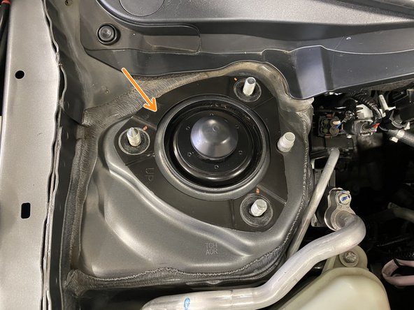 If equipped, remove the black metal plate