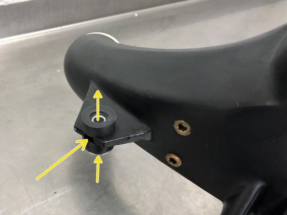 Repeat the previous two steps in reverse to install the rubber grommet in the hot side of the 27WON intercooler