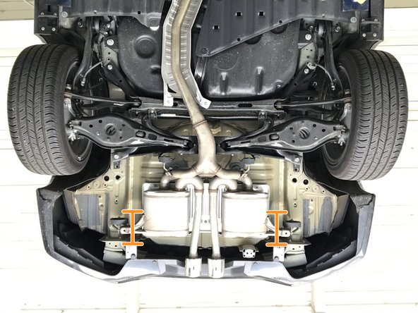 Support Mid-Section forward of the resonator as shown