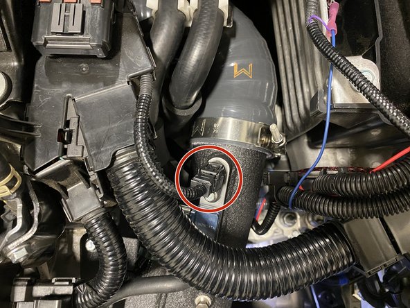 Connect the temperature sensor