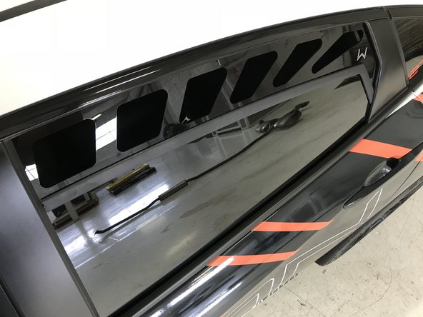 Verify the rubber molding is not pinched or deformed on the interior or exterior of the vehicle