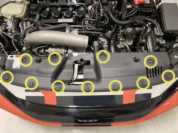 One medium push clip