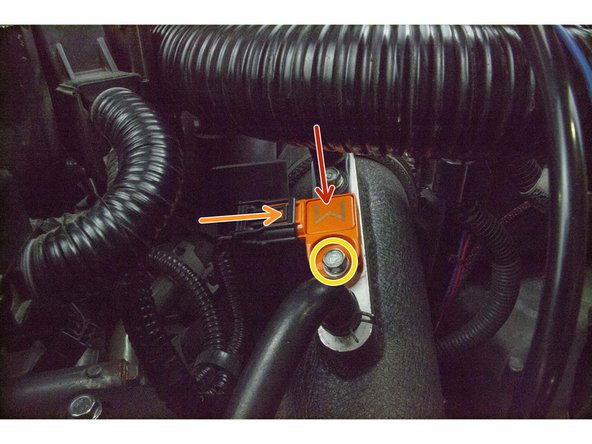 Insert the MAP Sensor into the charge pipe until it is fully seated