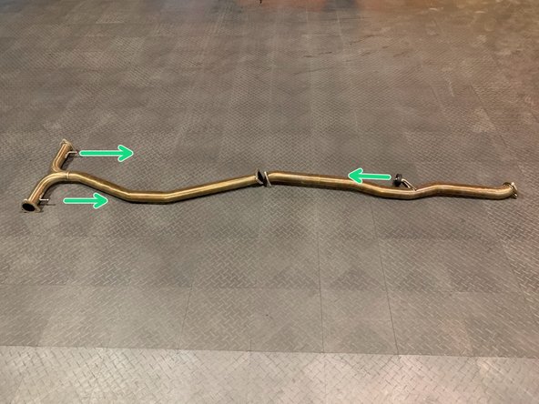 This step could be done on the car. For reference, it is shown off the car here. The install process will look different from what we describe here if done on the car