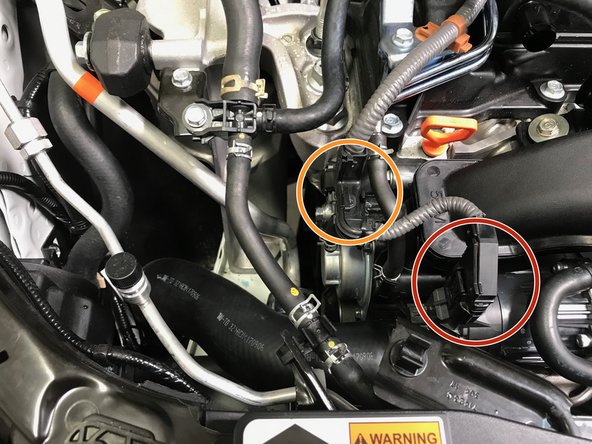 Disconnect the wiring from the Waste Gate Actuator (WGA)