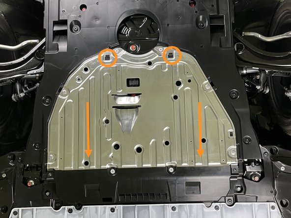 The final bit of this install will be done under the vehicle