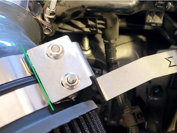 Do not overtighten clamps at the MAF. MAF warpage can occur which could impact Fuel Trims (LTFT). Use just enough force to keep MAF from coming out of the silicone. This is a setting of 2-4 on most drivers