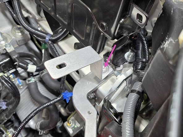 Rubber spacer taken from OE airbox