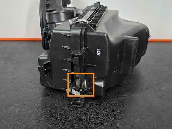 You will need the rubber spacer from the OE airbox for mounting the lower airbox bracket