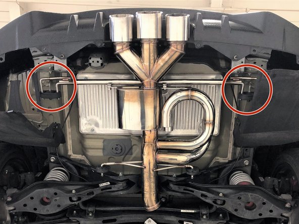 Verify that &quot;UP&quot; is up on the OE dual rod rubber hanger