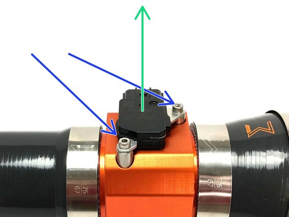 Use a 3mm Allen Key to remove the socket cap bolts from the MAF housing