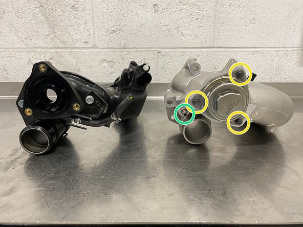 Remove the OEM rubber hose from the BPV