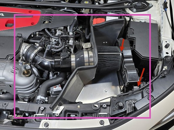 Once the MAF housing is fully locked in, use a 10mm socket to retighten the 92-100mm clamp